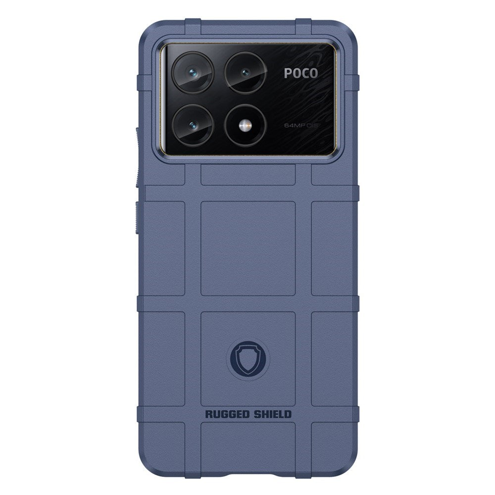 EIDERWOOD Xiaomi Poco X6 Pro Rugged Shield Series Håndværker Mobil Cover - Blå