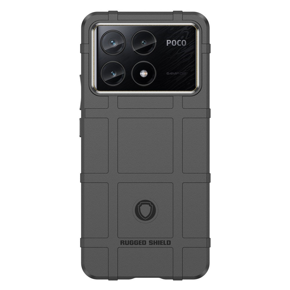 EIDERWOOD Xiaomi Poco X6 Pro Rugged Shield Series Håndværker Mobil Cover - Sort
