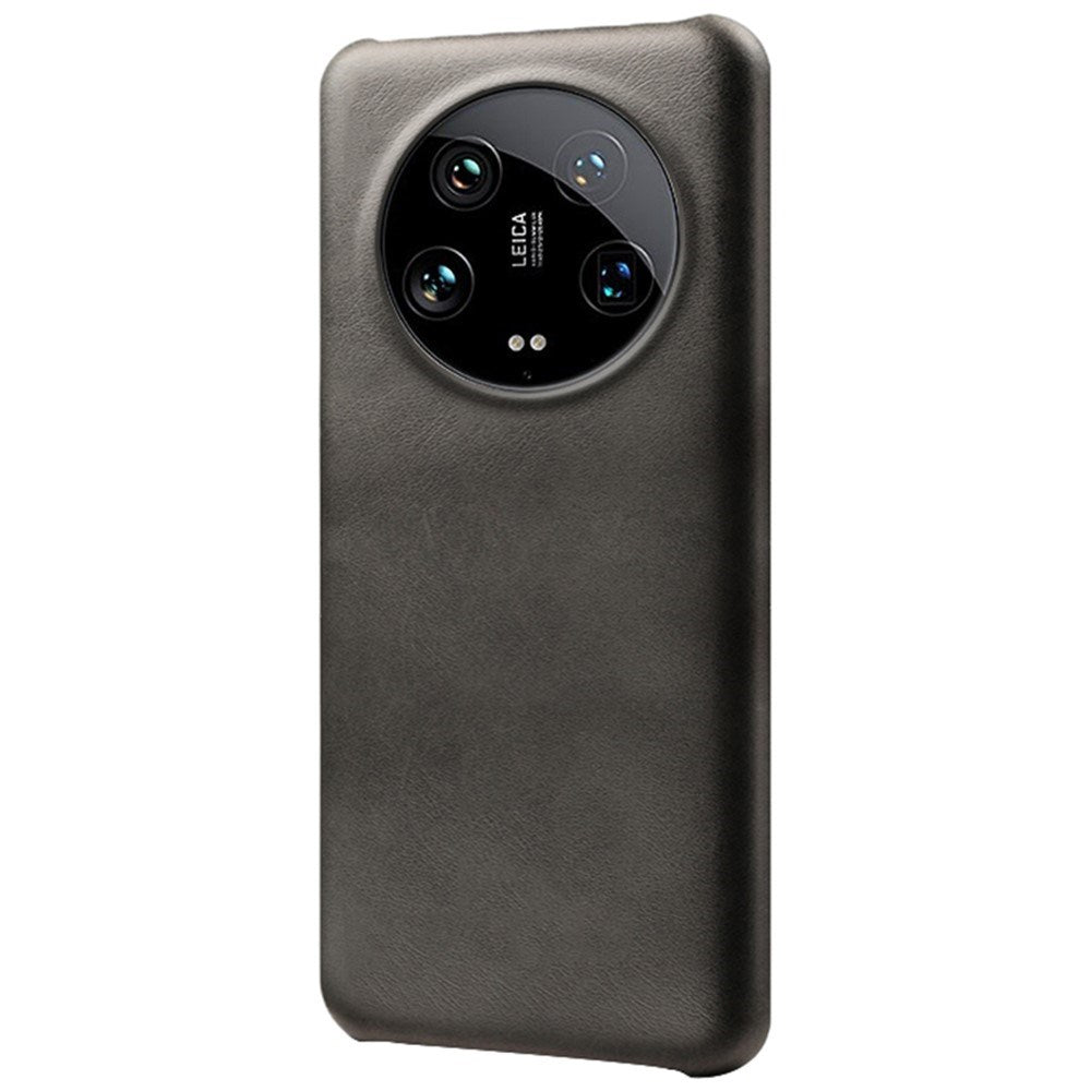 EIDERWOOD Xiaomi 14 Ultra Kunstlæder Mobil Cover - Sort