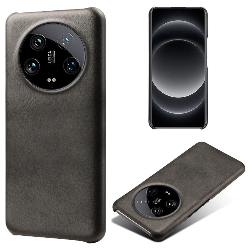 EIDERWOOD Xiaomi 14 Ultra Kunstlæder Mobil Cover - Sort