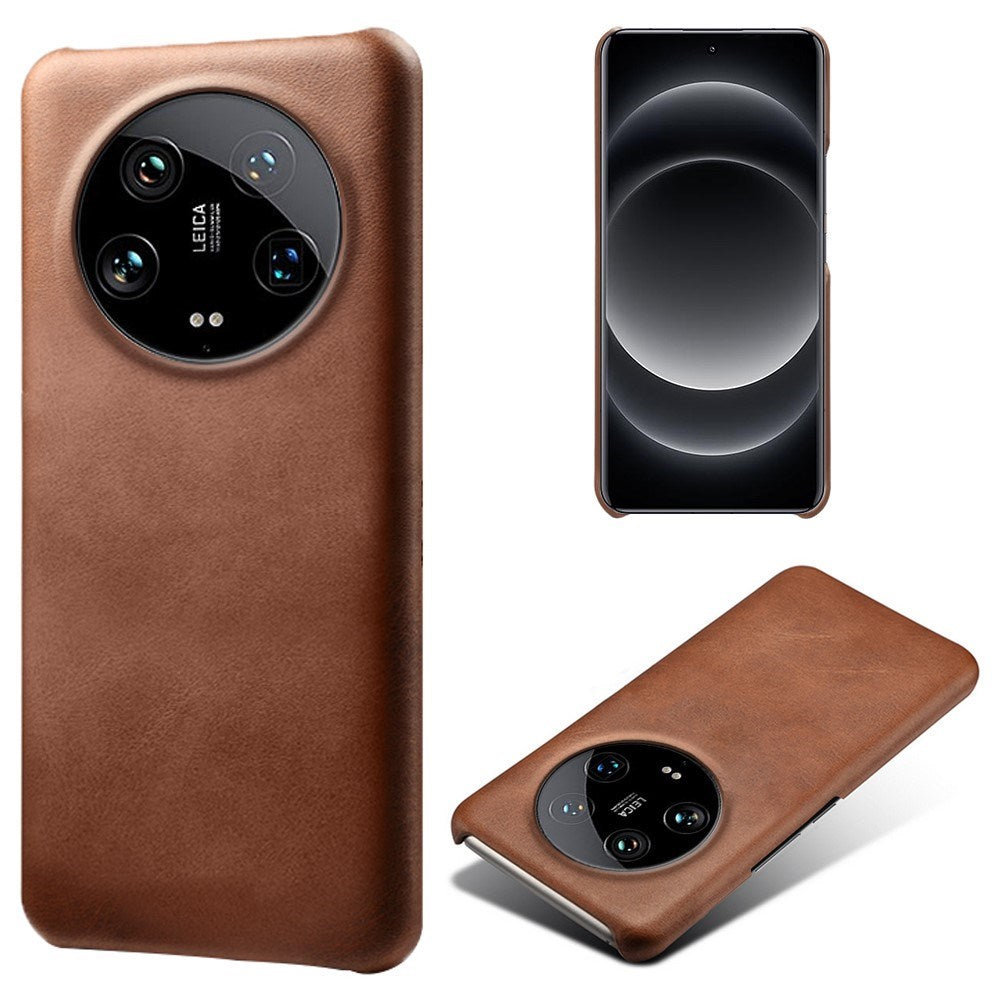 EIDERWOOD Xiaomi 14 Ultra Kunstlæder Mobil Cover - Brun