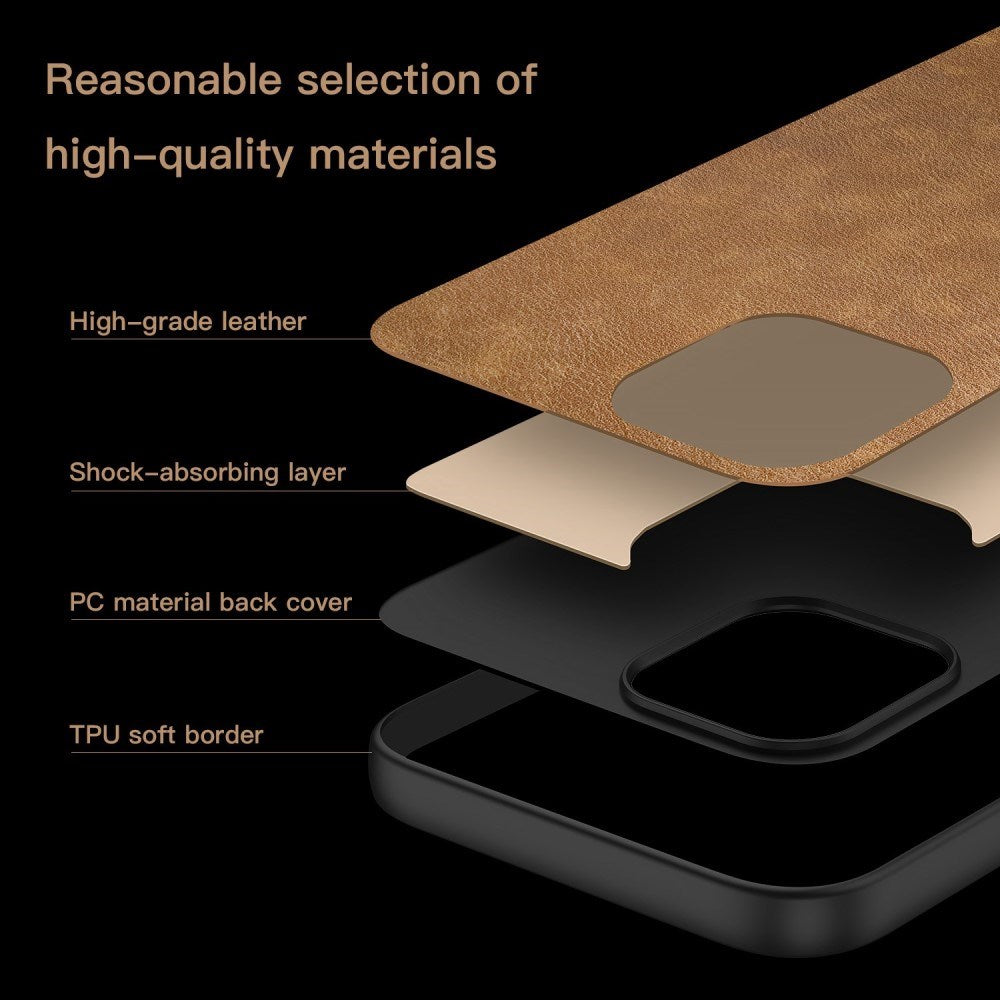 EIDERWOOD OnePlus Nord N30 SE (5G) Læderbelagt Plastik Mobil Cover - Brun