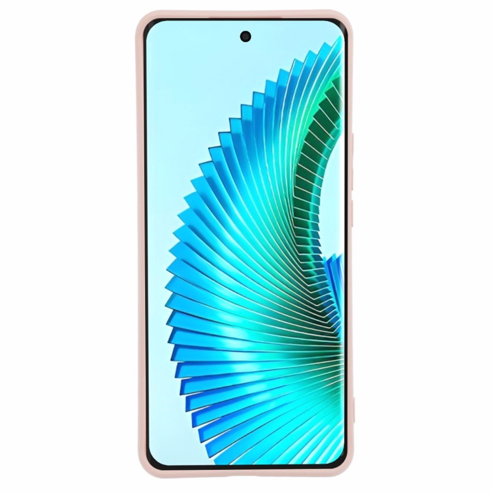 EIDERWOOD Honor Magic6 Lite 5G Cover – Fleksibelt Plast med Fiberforing og Perfekt Kameraudskæring - Lyserød