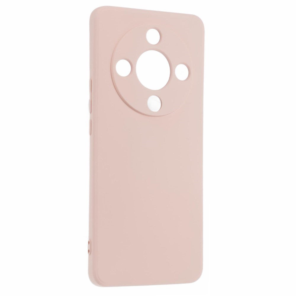 EIDERWOOD Honor Magic6 Lite 5G Cover – Fleksibelt Plast med Fiberforing og Perfekt Kameraudskæring - Lyserød