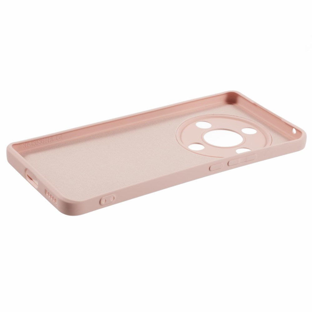 EIDERWOOD Honor Magic6 Lite 5G Cover – Fleksibelt Plast med Fiberforing og Perfekt Kameraudskæring - Lyserød