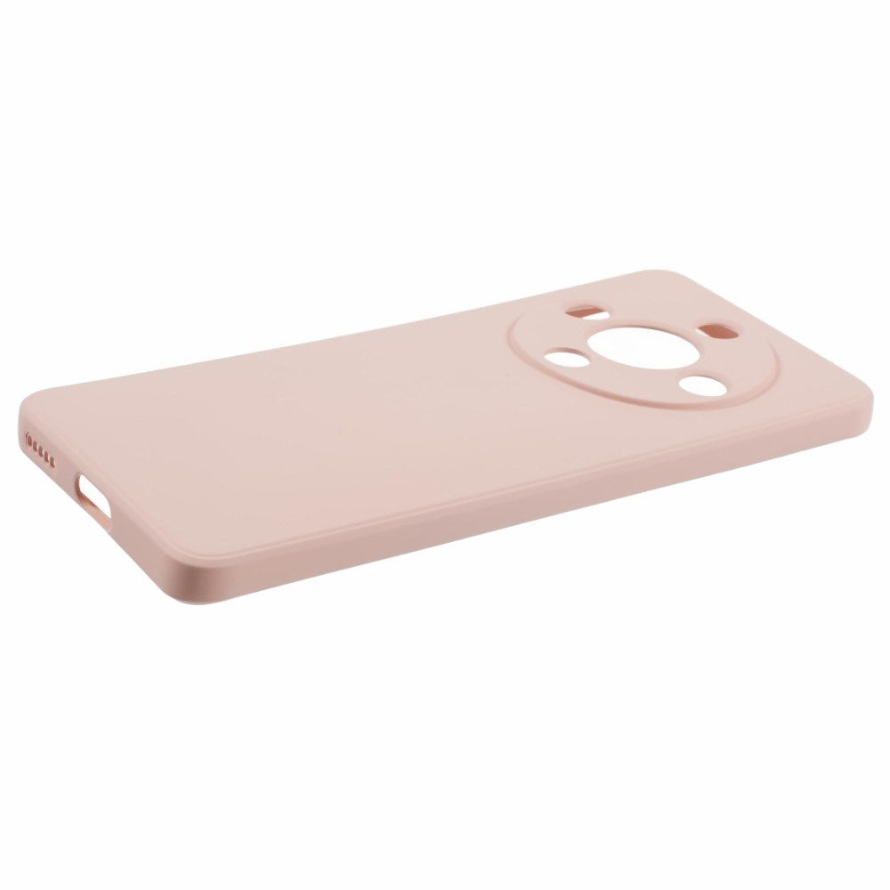 EIDERWOOD Honor Magic6 Lite 5G Cover – Fleksibelt Plast med Fiberforing og Perfekt Kameraudskæring - Lyserød