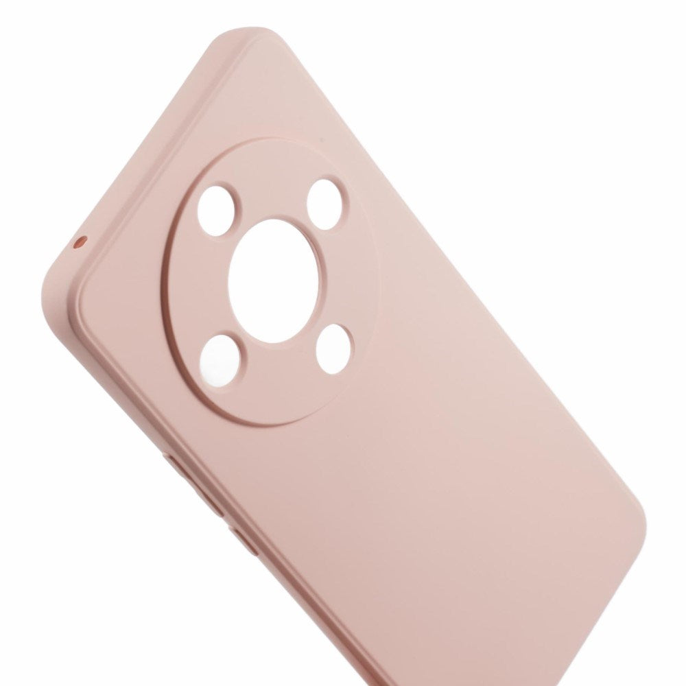 EIDERWOOD Honor Magic6 Lite 5G Cover – Fleksibelt Plast med Fiberforing og Perfekt Kameraudskæring - Lyserød