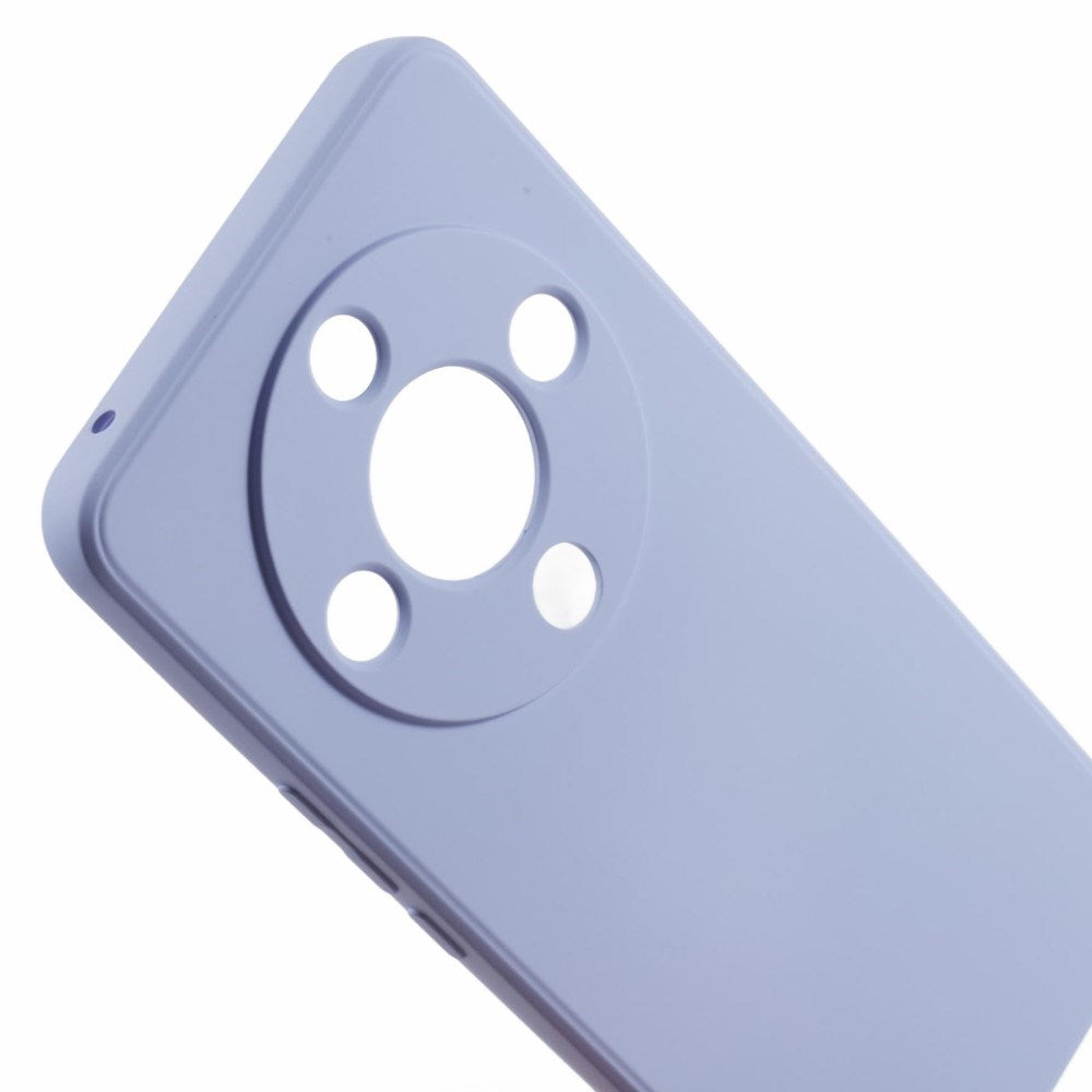 EIDERWOOD Honor Magic6 Lite 5G Cover – Fleksibelt Plast med Fiberforing og Perfekt Kameraudskæring - Lyseblå