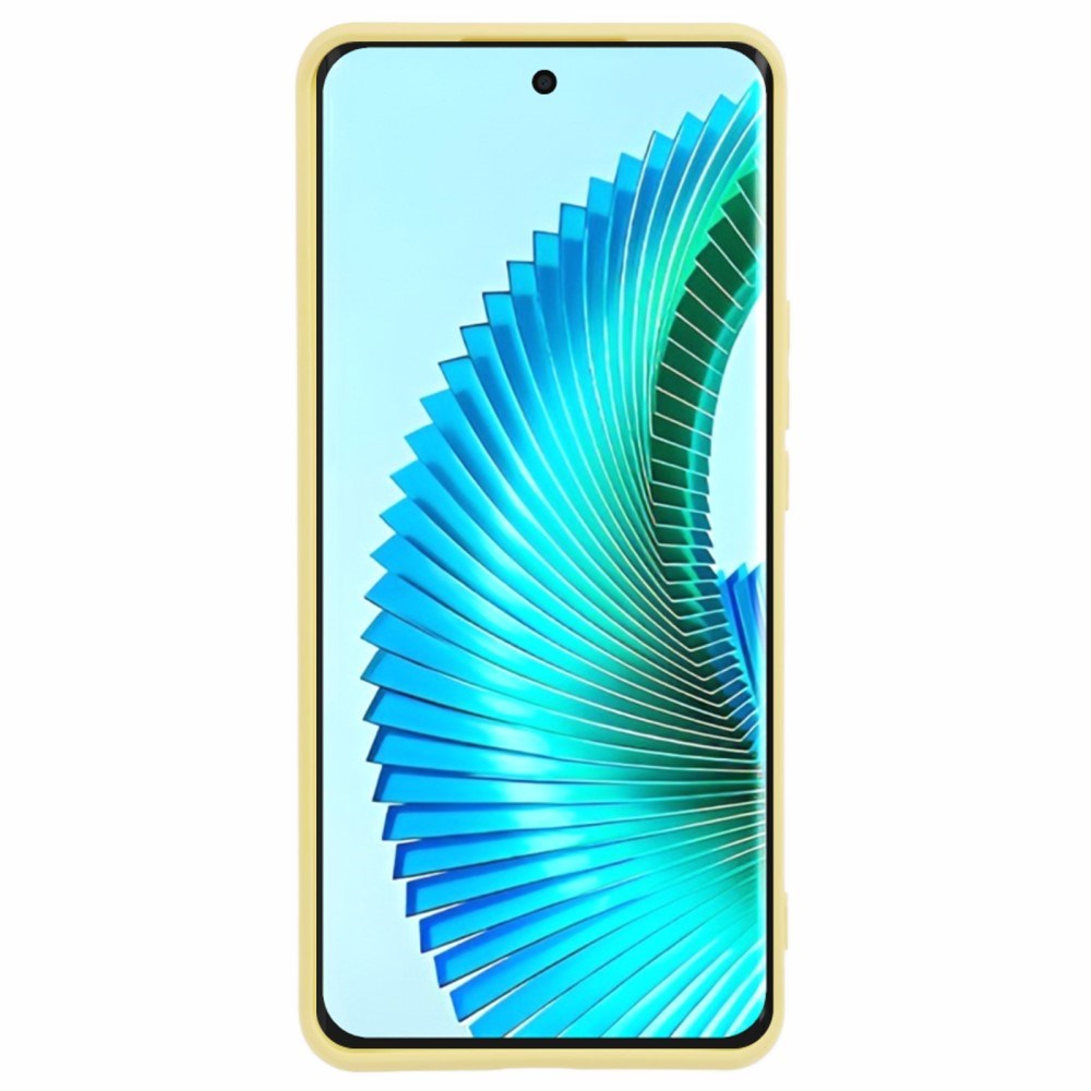 EIDERWOOD Honor Magic6 Lite 5G Cover – Fleksibelt Plast med Fiberforing og Perfekt Kameraudskæring - Gul