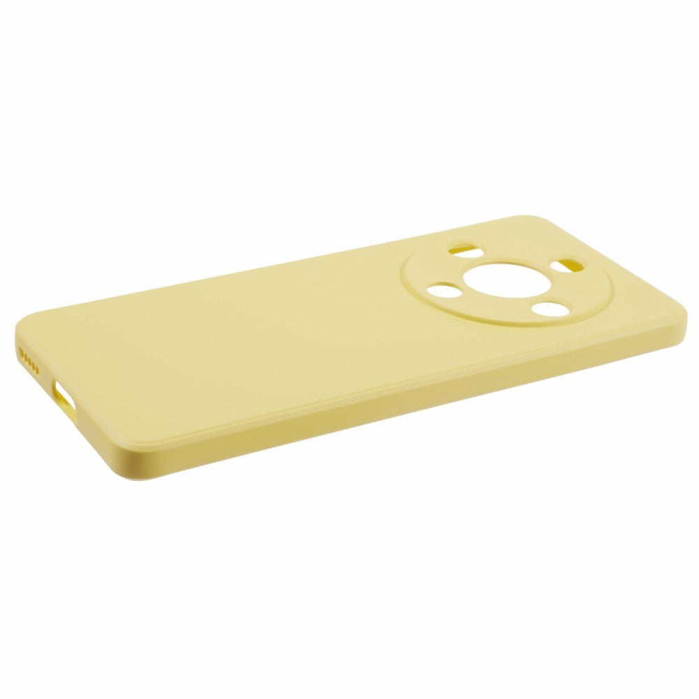 EIDERWOOD Honor Magic6 Lite 5G Cover – Fleksibelt Plast med Fiberforing og Perfekt Kameraudskæring - Gul