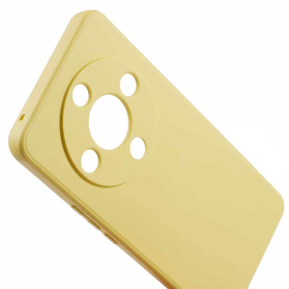 EIDERWOOD Honor Magic6 Lite 5G Cover – Fleksibelt Plast med Fiberforing og Perfekt Kameraudskæring - Gul