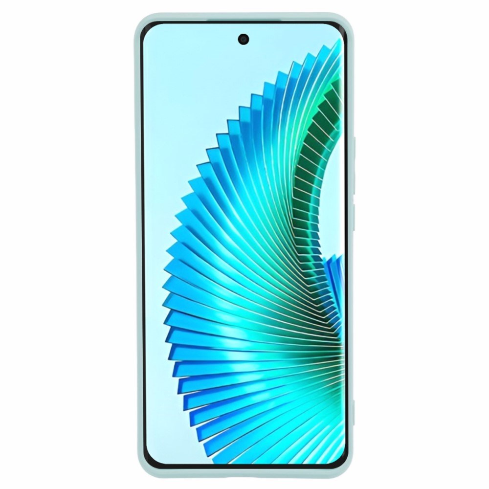 EIDERWOOD Honor Magic6 Lite 5G Cover – Fleksibelt Plast med Fiberforing og Perfekt Kameraudskæring - Turkis