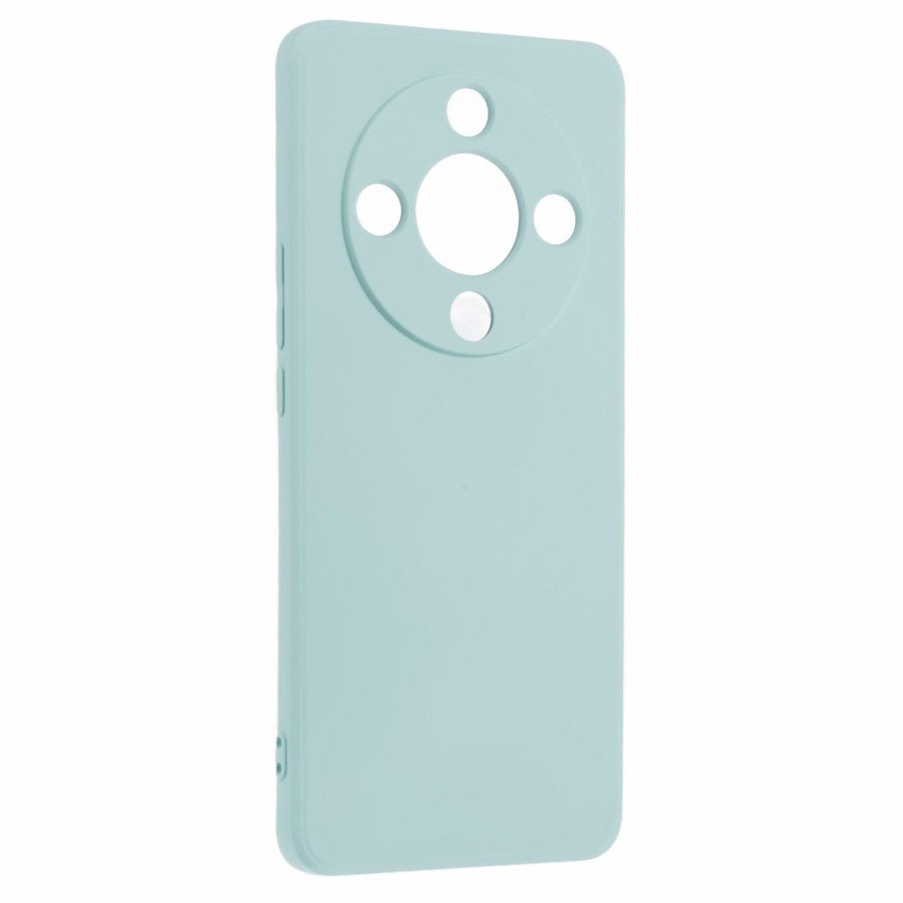 EIDERWOOD Honor Magic6 Lite 5G Cover – Fleksibelt Plast med Fiberforing og Perfekt Kameraudskæring - Turkis