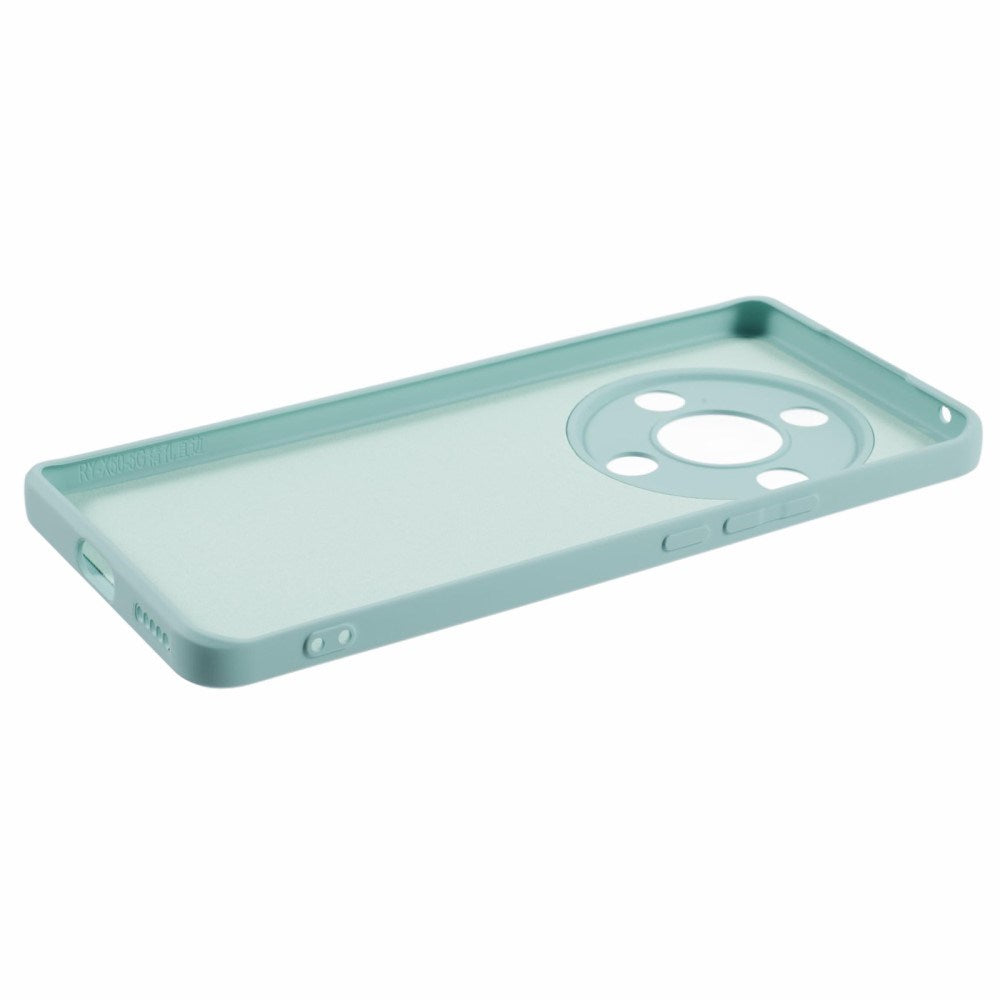 EIDERWOOD Honor Magic6 Lite 5G Cover – Fleksibelt Plast med Fiberforing og Perfekt Kameraudskæring - Turkis