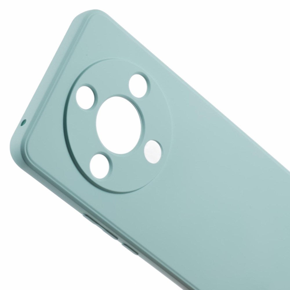 EIDERWOOD Honor Magic6 Lite 5G Cover – Fleksibelt Plast med Fiberforing og Perfekt Kameraudskæring - Turkis