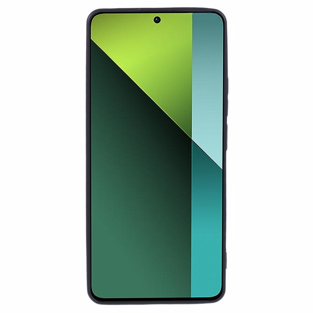 EIDERWOOD Xiaomi Redmi Note 13 Pro (4G) / Poco M6 Pro Fleksibelt Plastik Mobil Cover m. Læderbetrukket Pude - Sort