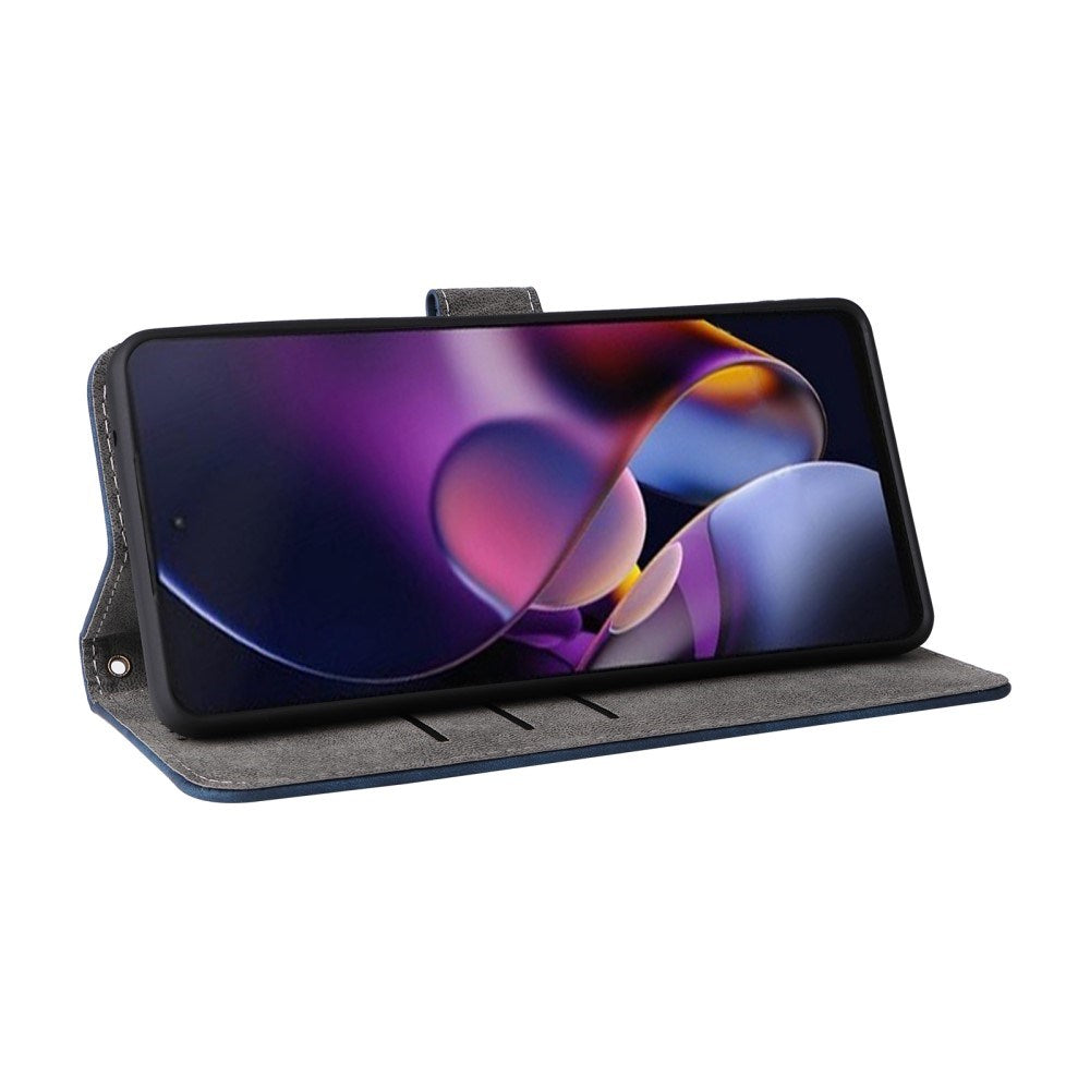 EIDERWOOD Motorola Moto G Stylus 5G (2024) Læder Mobil Cover m. Pung & Strop - Blå