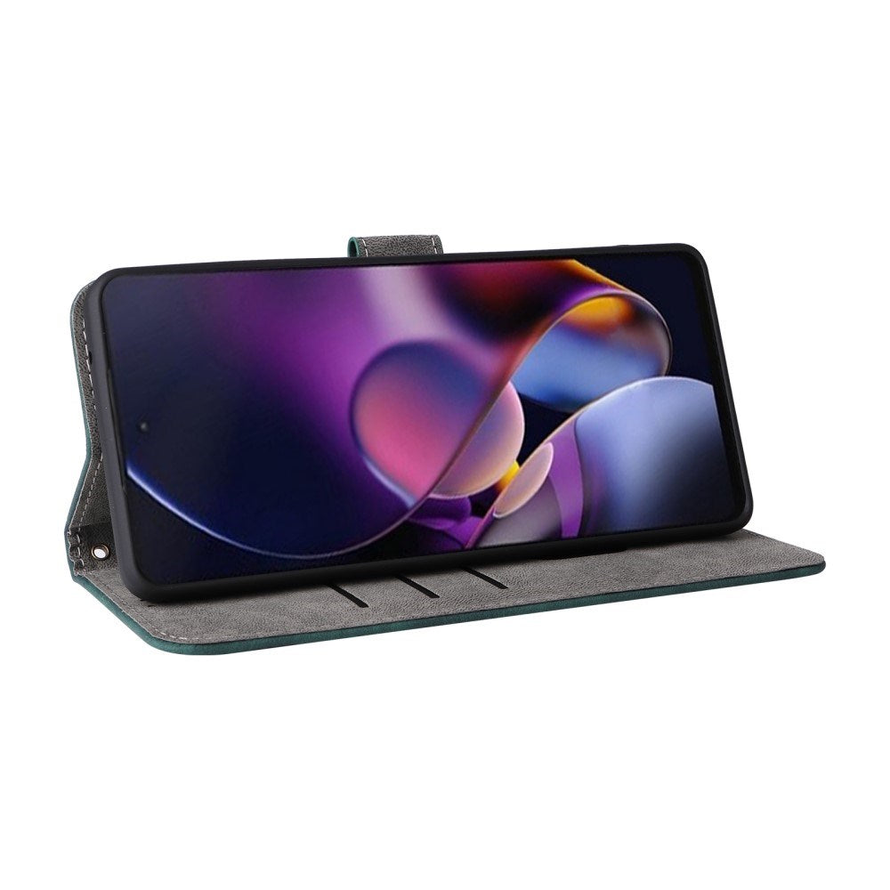 EIDERWOOD Motorola Moto G Stylus 5G (2024) Læder Mobil Cover m. Pung & Strop - Grøn