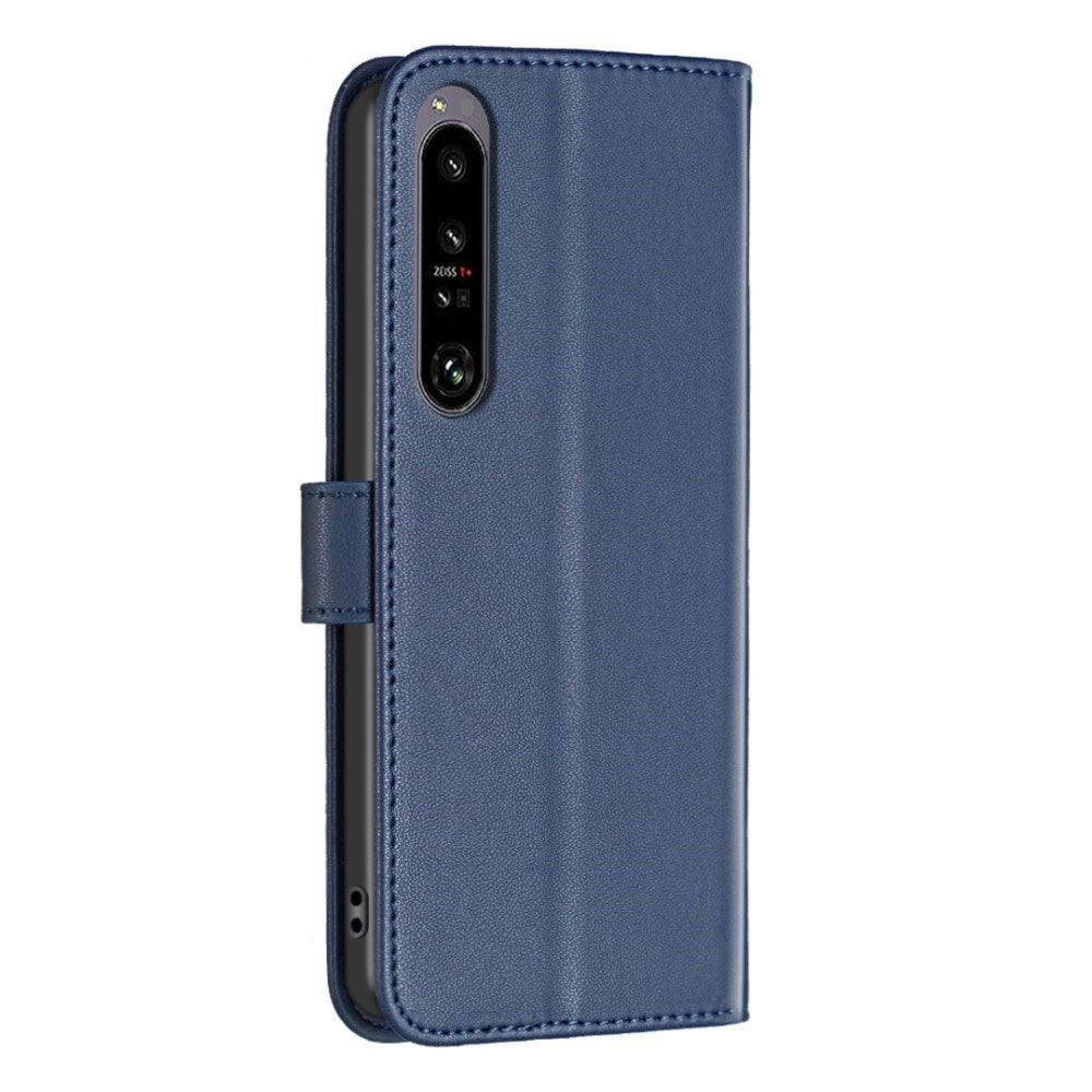 EIDERWOOD Sony Xperia 1 VI Kunst Læder Mobil Cover m. Ståfunktion & Kortholder - Blå