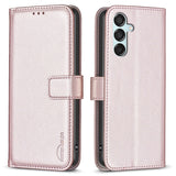 EIDERWOOD Samsung Galaxy M15 (5G) Kunst Læder Mobil Cover m. Ståfunktion & Kortholder - Rose Gold