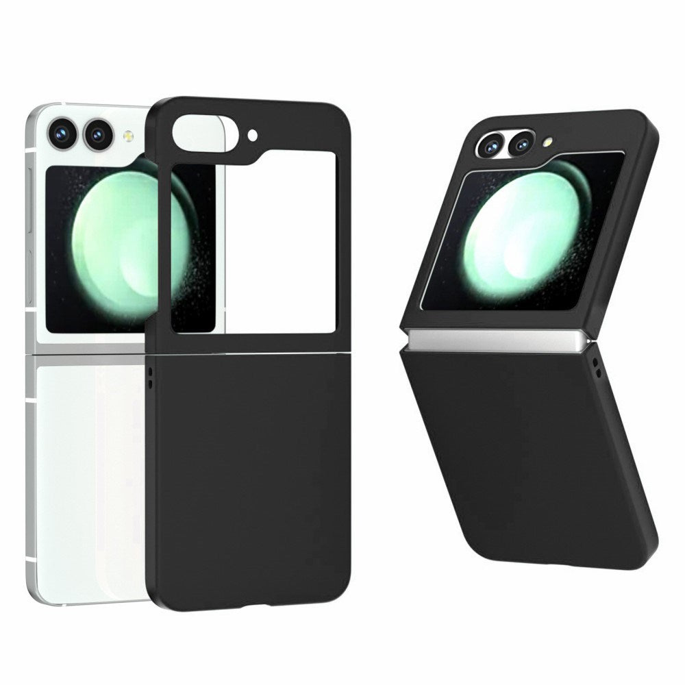 EIDERWOOD Samsung Galaxy Z Flip7 FE / Flip6 Gummibelagt Hård Plastik Mobil Cover - Sort