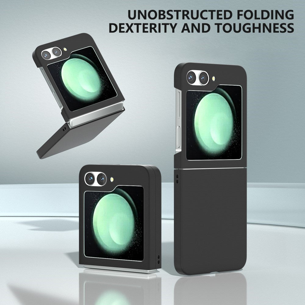 EIDERWOOD Samsung Galaxy Z Flip7 FE / Flip6 Gummibelagt Hård Plastik Mobil Cover - Sort