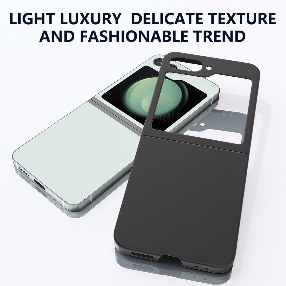 EIDERWOOD Samsung Galaxy Z Flip7 FE / Flip6 Gummibelagt Hård Plastik Mobil Cover - Sort