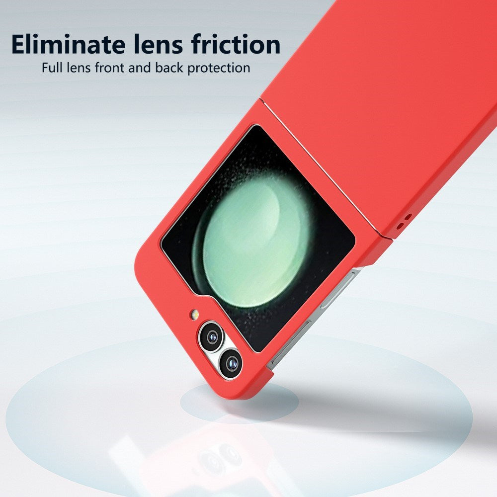 EIDERWOOD Samsung Galaxy Z Flip7 FE / Flip6 Gummibelagt Hård Plastik Mobil Cover - Rød