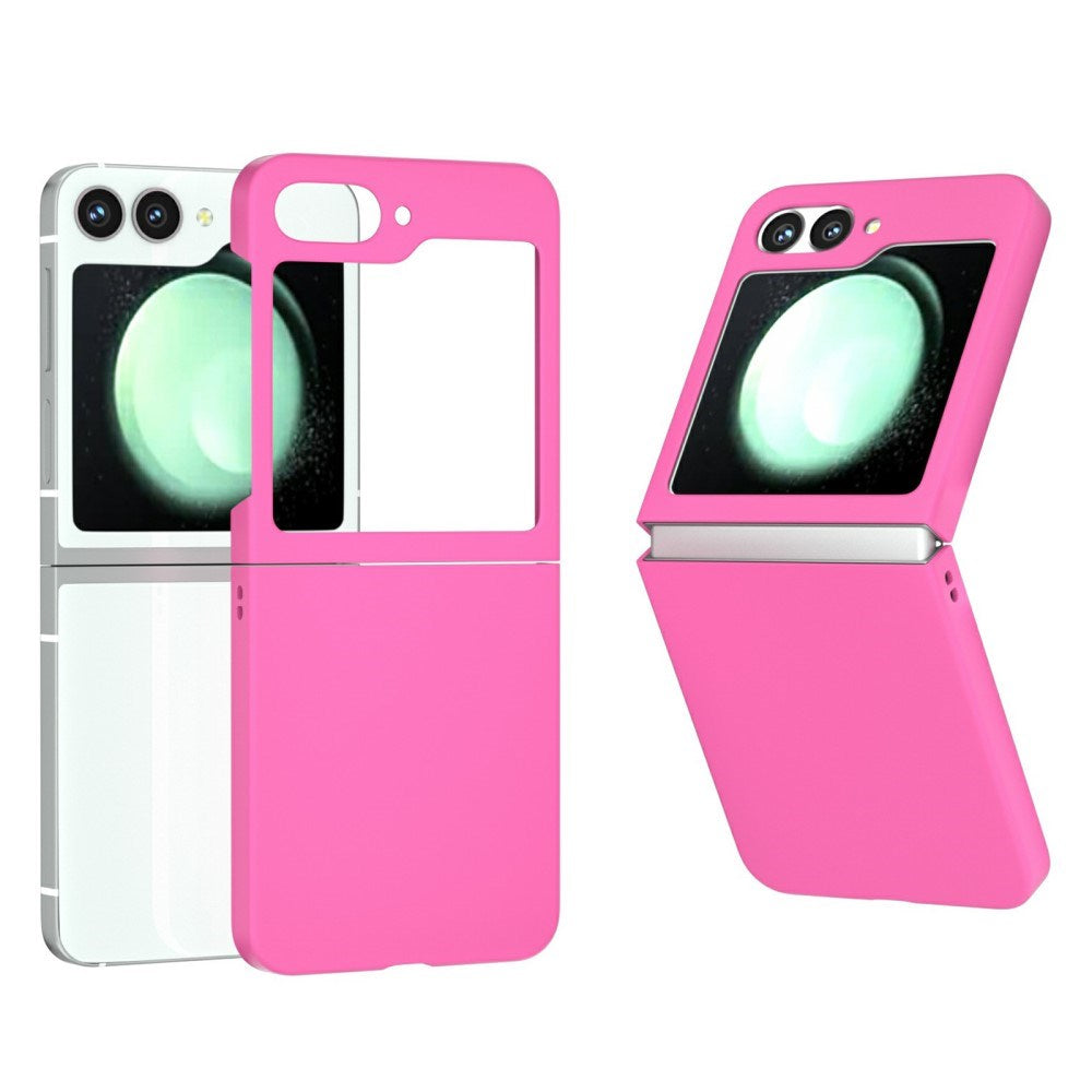 EIDERWOOD Samsung Galaxy Z Flip7 FE / Flip6 Gummibelagt Hård Plastik Mobil Cover - Pink