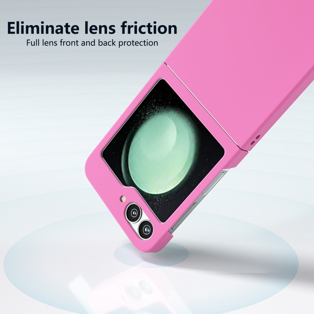 EIDERWOOD Samsung Galaxy Z Flip7 FE / Flip6 Gummibelagt Hård Plastik Mobil Cover - Pink