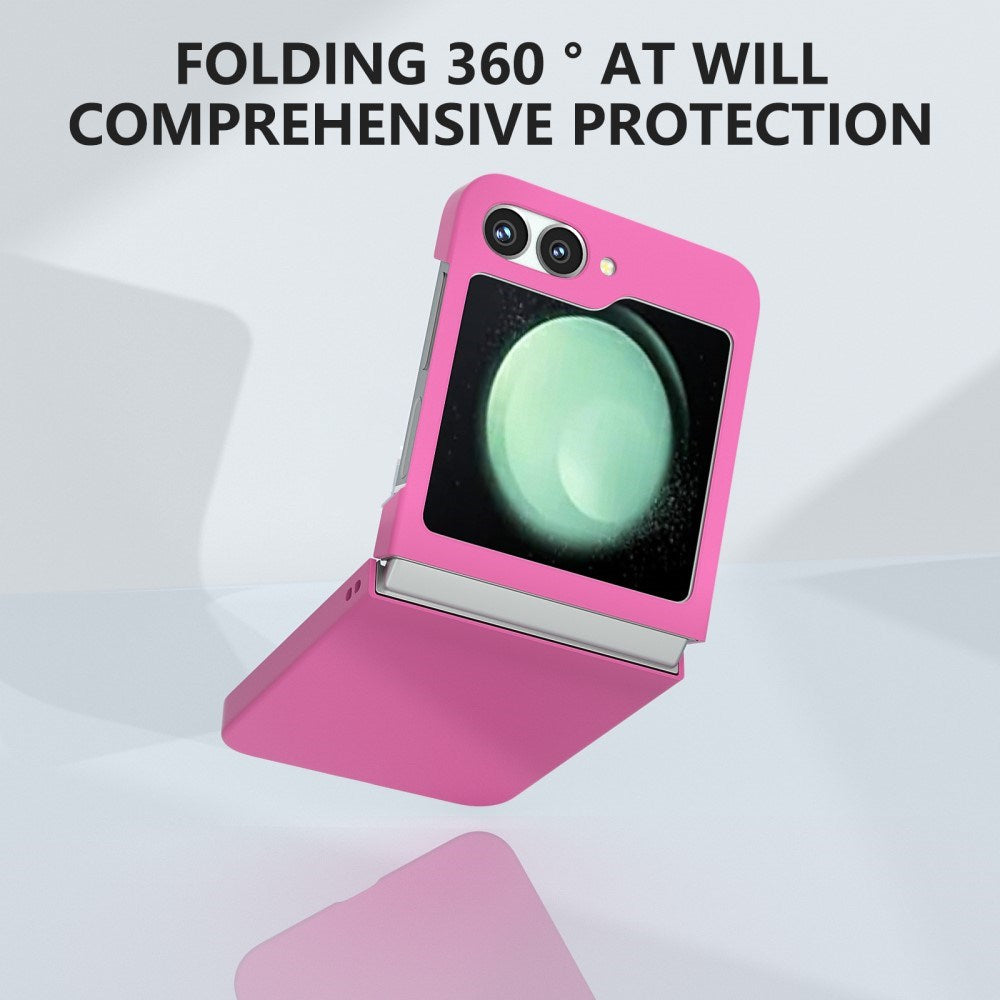 EIDERWOOD Samsung Galaxy Z Flip7 FE / Flip6 Gummibelagt Hård Plastik Mobil Cover - Pink