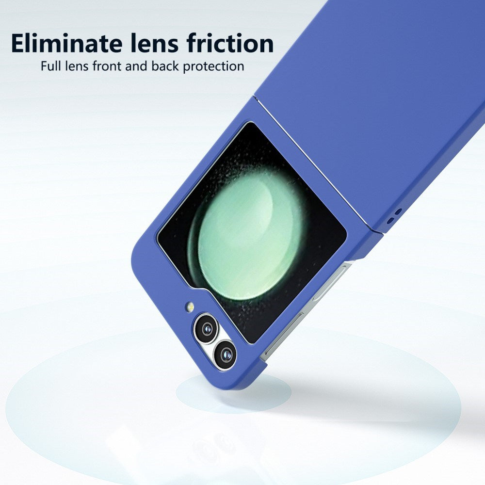 EIDERWOOD Samsung Galaxy Z Flip7 FE / Flip6 Gummibelagt Hård Plastik Mobil Cover - Blå