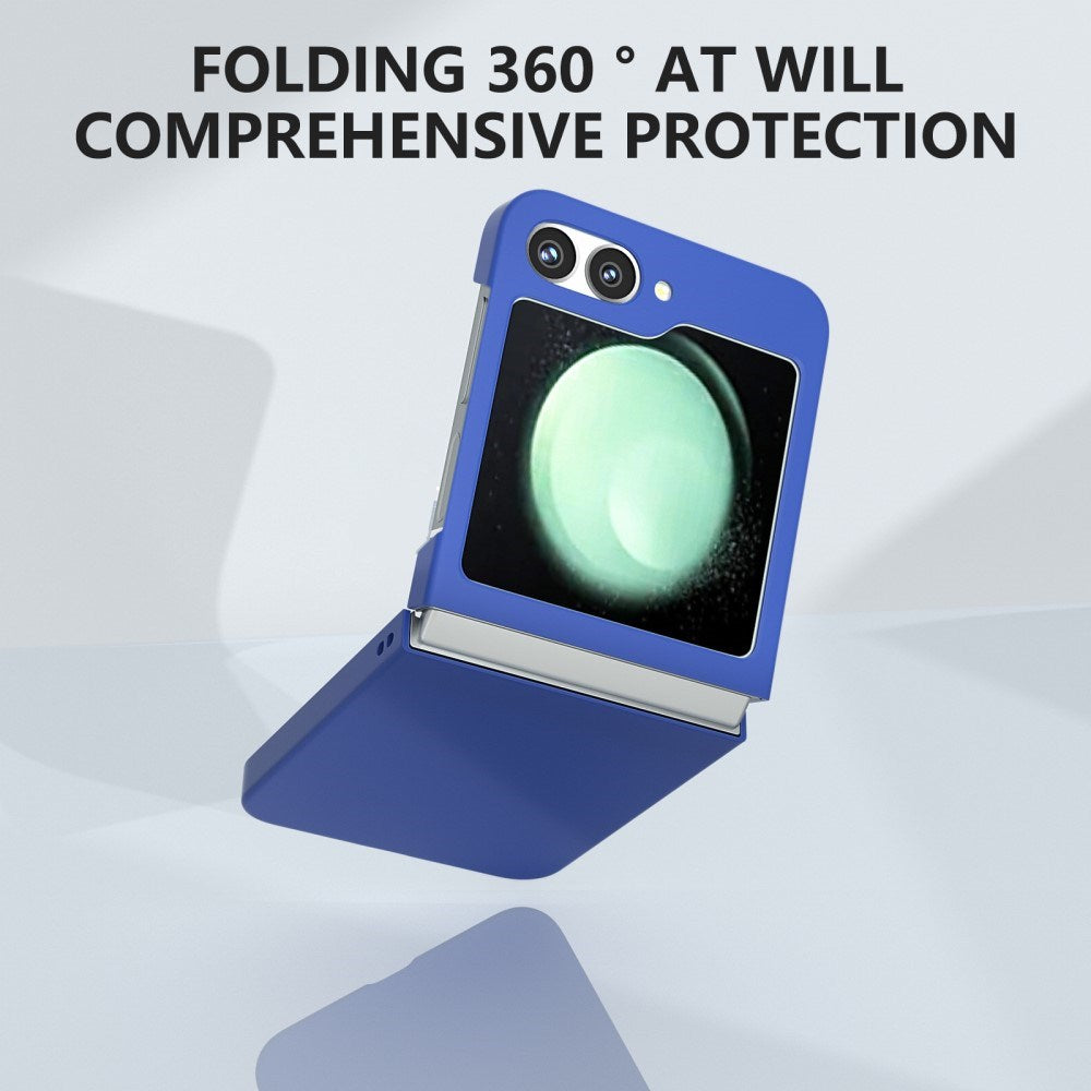 EIDERWOOD Samsung Galaxy Z Flip7 FE / Flip6 Gummibelagt Hård Plastik Mobil Cover - Blå