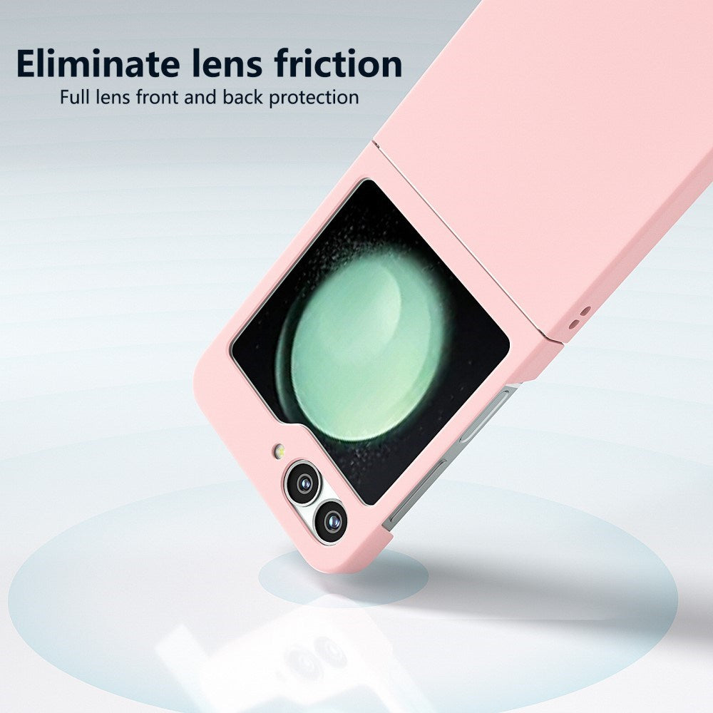 EIDERWOOD Samsung Galaxy Z Flip7 FE / Flip6 Gummibelagt Hård Plastik Mobil Cover - Lyserød