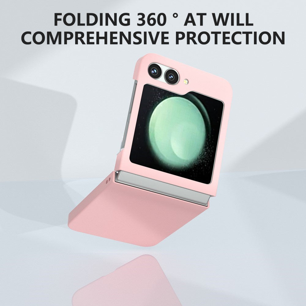 EIDERWOOD Samsung Galaxy Z Flip7 FE / Flip6 Gummibelagt Hård Plastik Mobil Cover - Lyserød