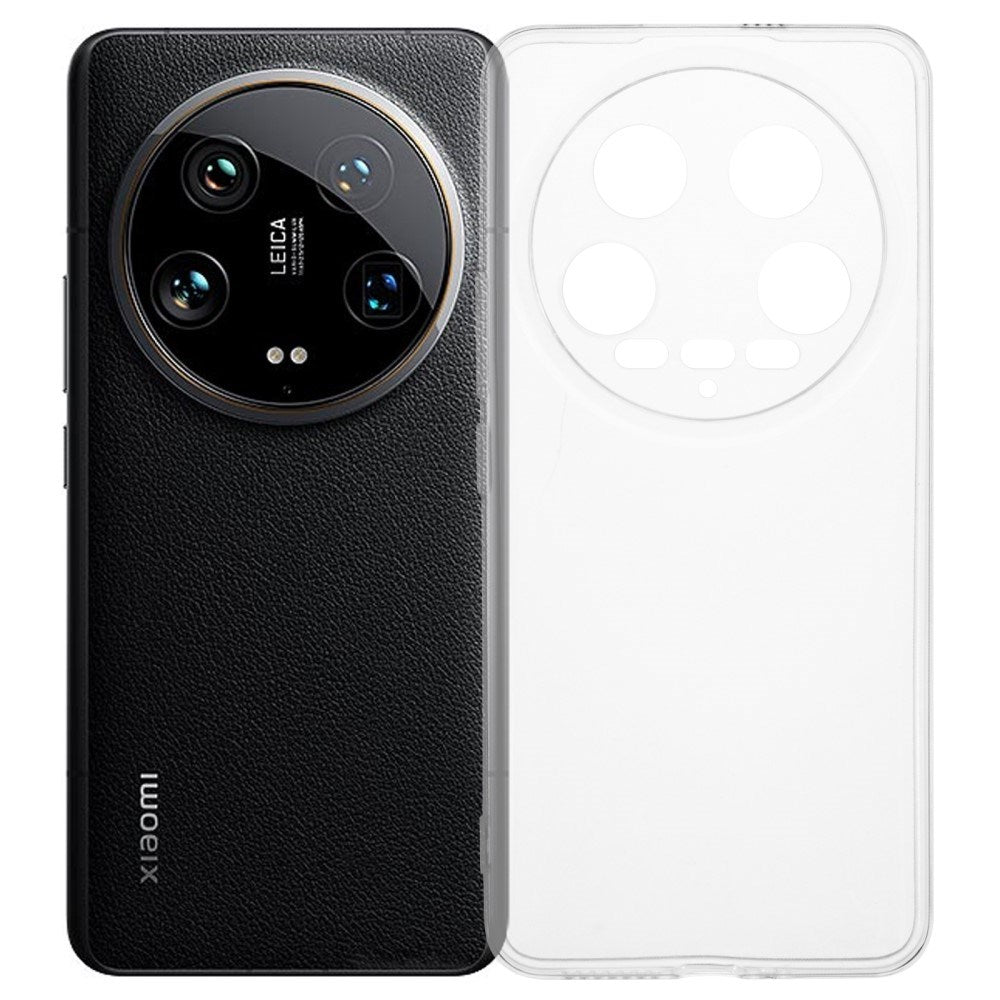 EIDERWOOD Xiaomi 14 Ultra Fleksibelt Plastik Mobil Cover - Gennemsigtig