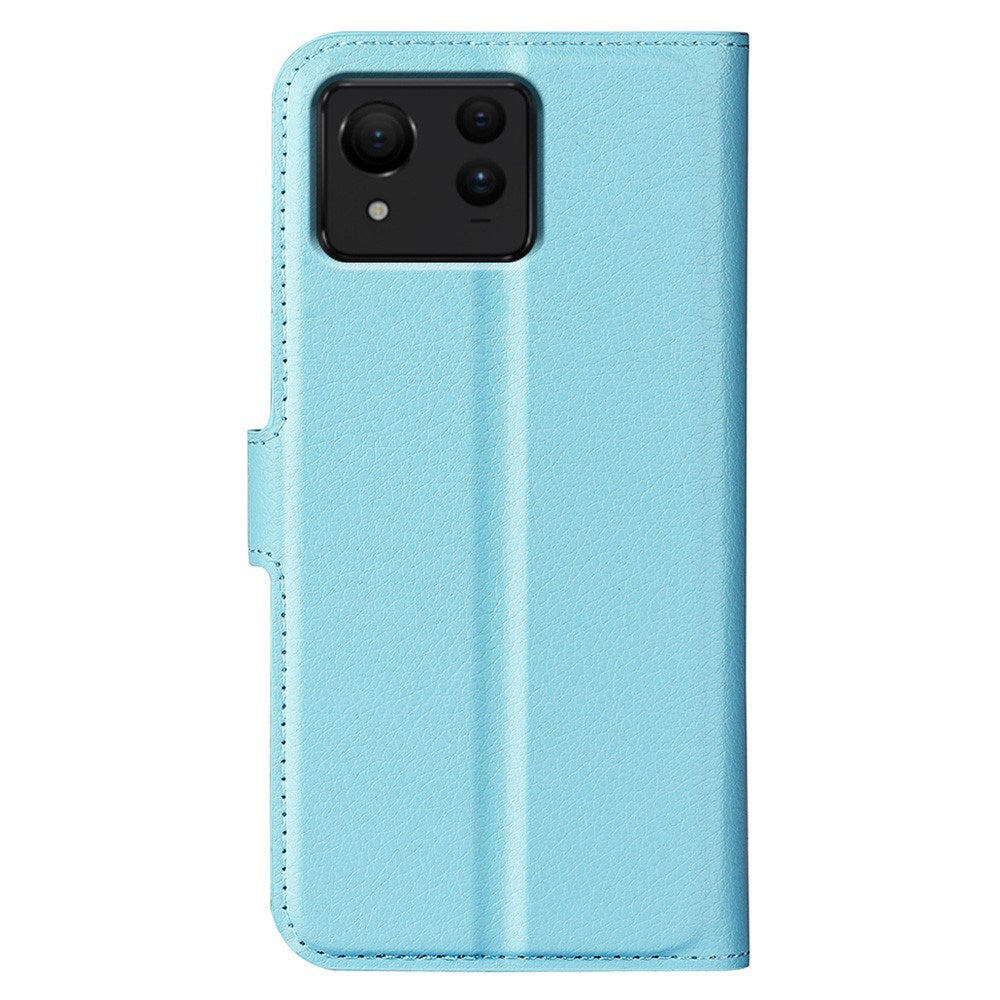 EIDERWOOD Asus Zenfone 11 Ultra Litchi Læder Mobil Cover m. Pung - Blå