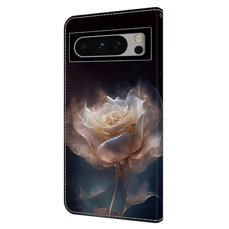 EIDERWOOD Google Pixel 9 Pro XL Læder Mobil Cover m. Pung & Ståfunktion - Pæon