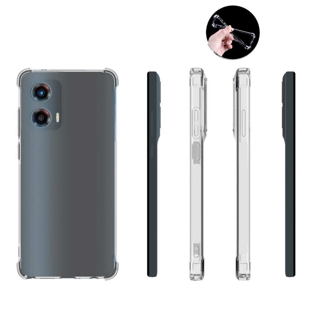 EIDERWOOD Motorola Moto G Stylus 5G (2024) Fleksibel Plastik Mobil Cover - Gennemsigtig