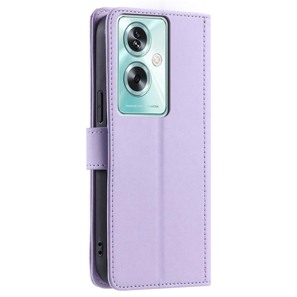 EIDERWOOD OnePlus Nord N30 SE (5G) / Oppo A79 (5G) / A2 (5G) Læder Mobil Cover m. Strop & Crossbody Taske Funktion - Lilla