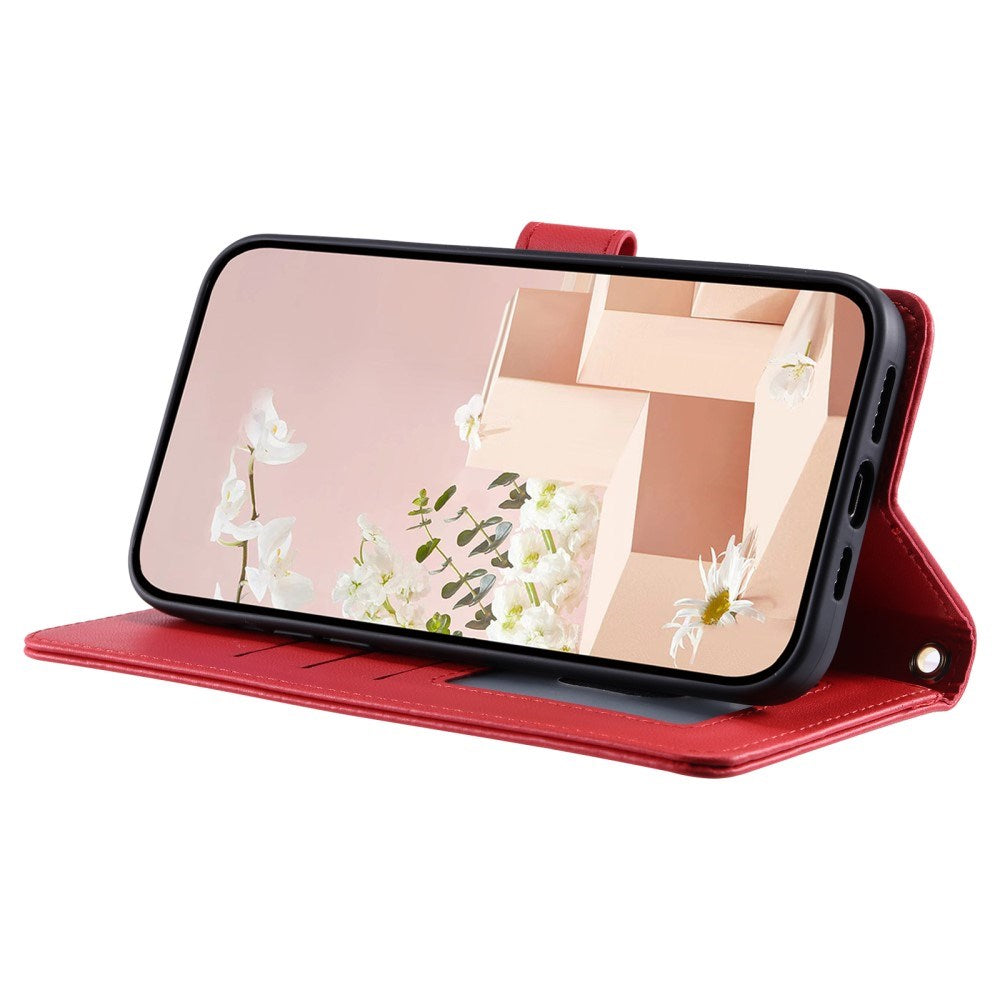 EIDERWOOD OnePlus Nord N30 SE (5G) / Oppo A79 (5G) / A2 (5G) Læder Mobil Cover m. Strop & Crossbody Taske Funktion - Rød