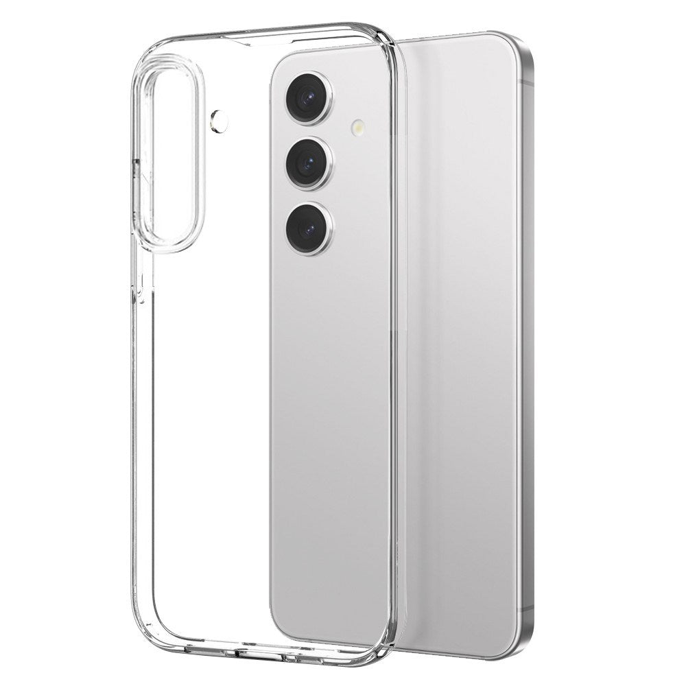 Samsung Galaxy S24 NORTHJO 360° Protection Set inkl. Cover & Skærmbeskyttelse & Kameralinsebeskyttelse - Gennemsigtig