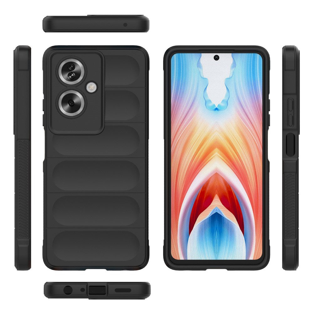 EIDERWOOD OPPO A79 (5G) / A2 (5G) Fleksibelt Plastik Mobil Cover - Sort