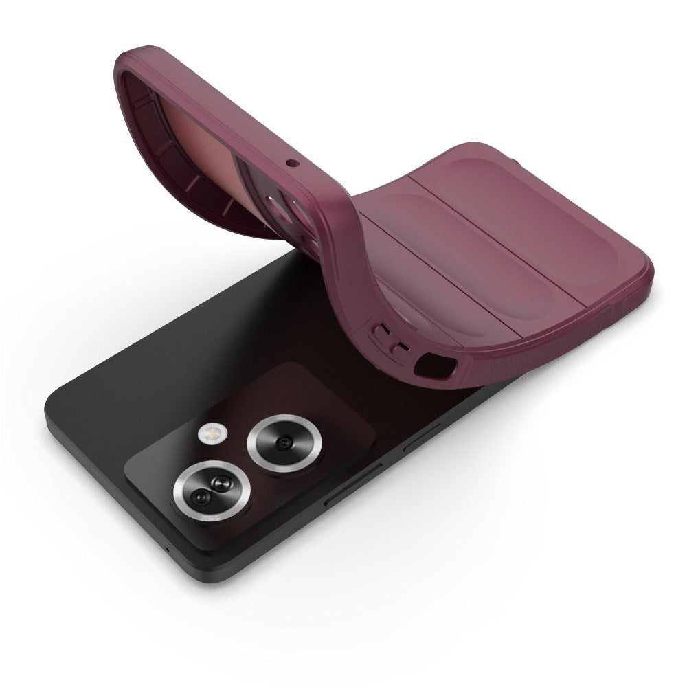 EIDERWOOD OPPO A79 (5G) / A2 (5G) Fleksibelt Plastik Mobil Cover - Vinrød