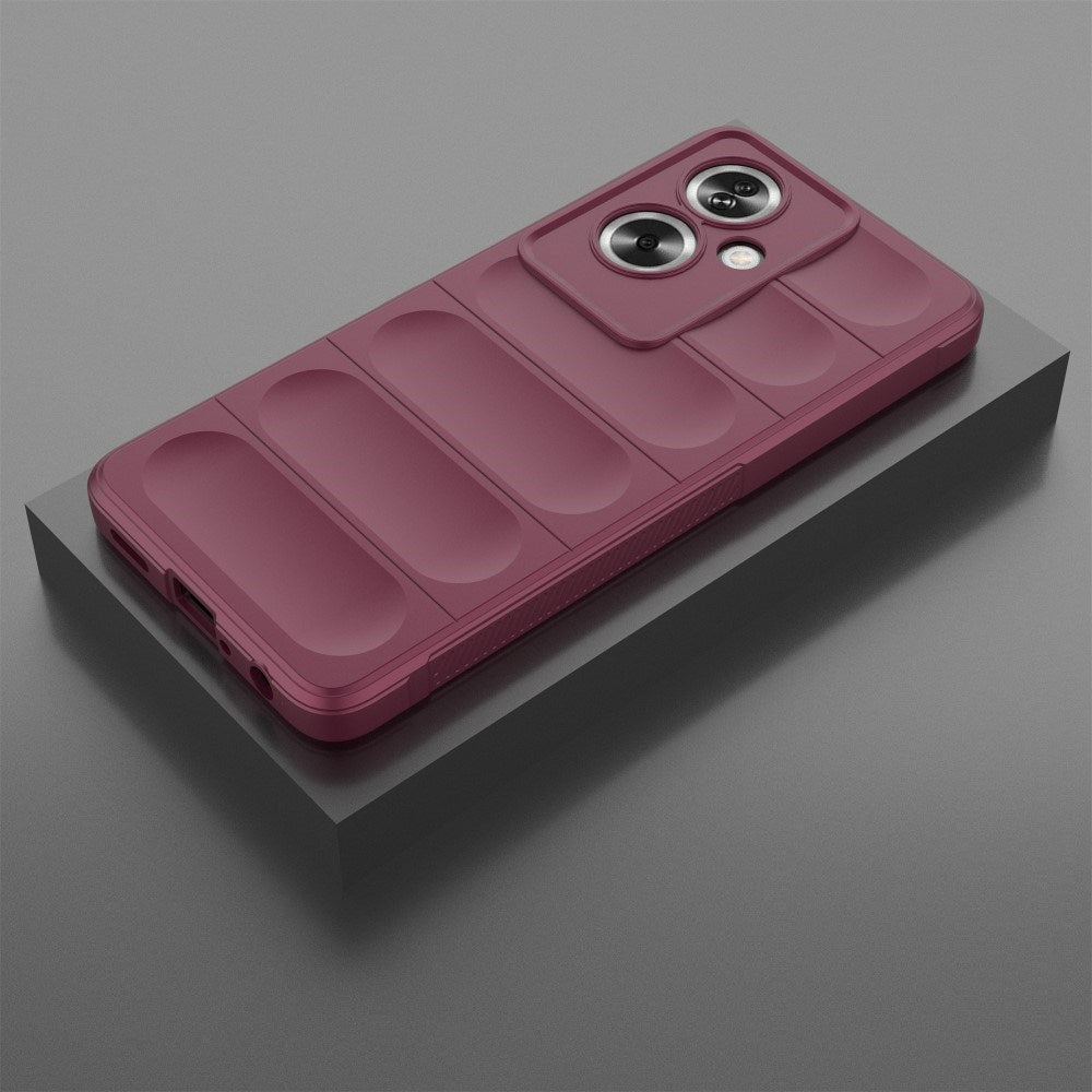 EIDERWOOD OPPO A79 (5G) / A2 (5G) Fleksibelt Plastik Mobil Cover - Vinrød