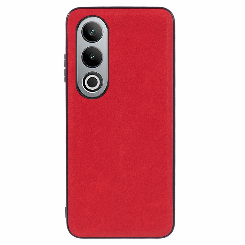 EIDERWOOD OnePlus Nord CE4 (5G) Læderbelagt Hybrid Plast Mobil Cover - Rød