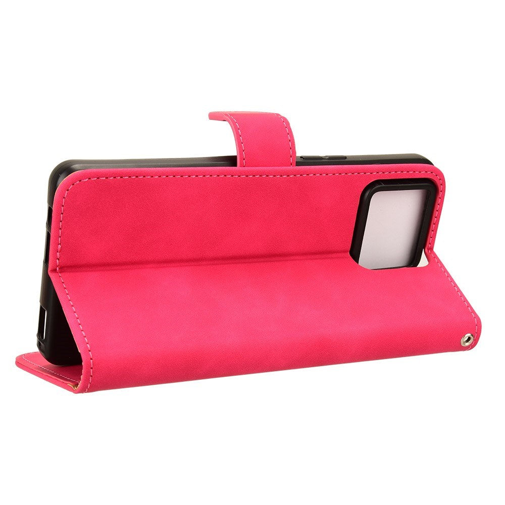 EIDERWOOD Asus Zenfone 11 Ultra Læder Mobil Cover m. Pung & Ståfunktion - Pink