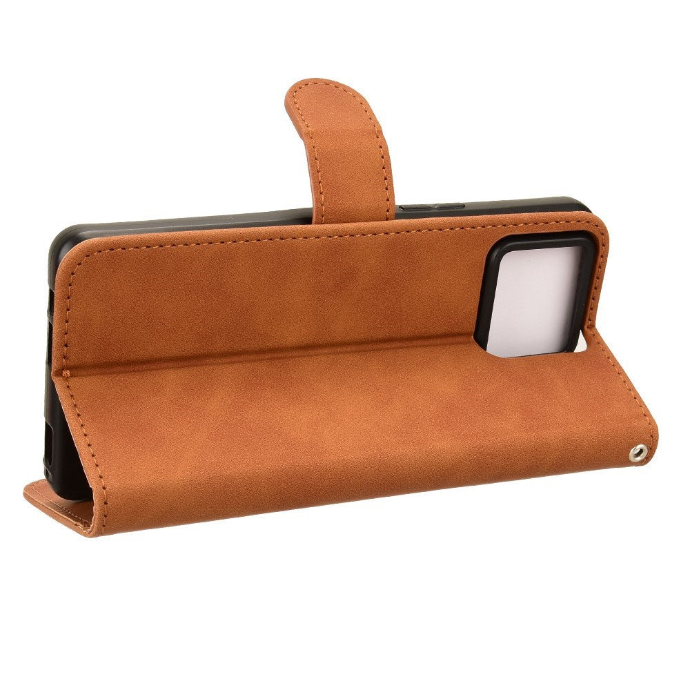 EIDERWOOD Asus Zenfone 11 Ultra Læder Mobil Cover m. Pung & Ståfunktion - Brun