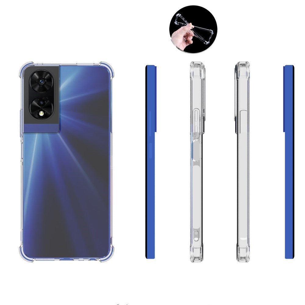 EIDERWOOD TCL 505 Mobil Cover m. Forstærkede Hjørner - Fleksibel Plast - Gennemsigtig