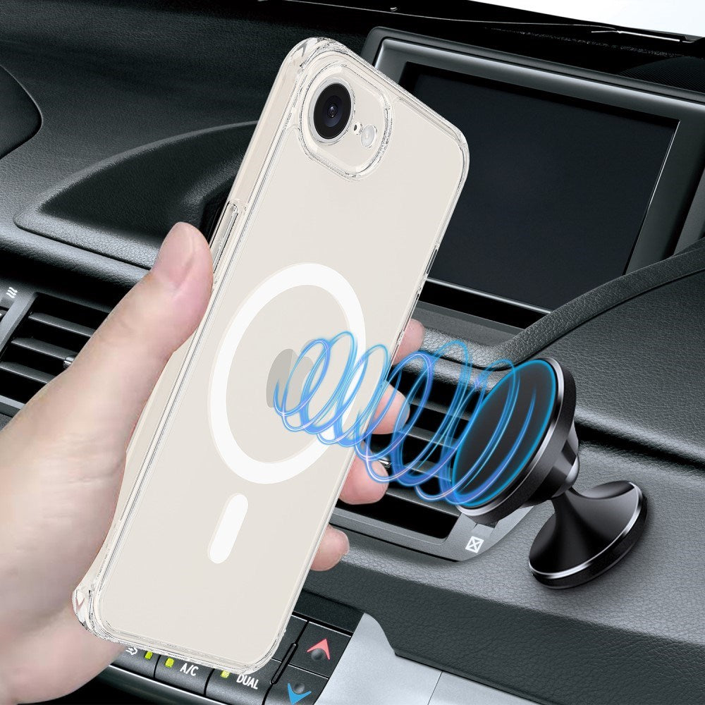 EIDERWOOD iPhone 16e MagSafe-Kompatibelt Slim Gennemsigtigt Cover i Fleksibelt Plast